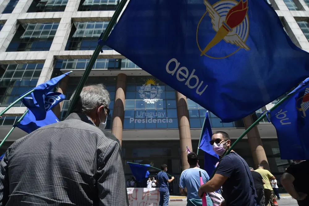 Archivo, manifestación de AEBU