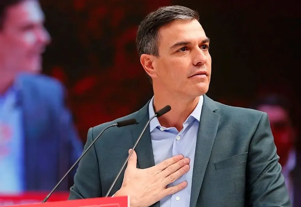 El presidente del Gobierno y candidato socialista, Pedro Sánchez