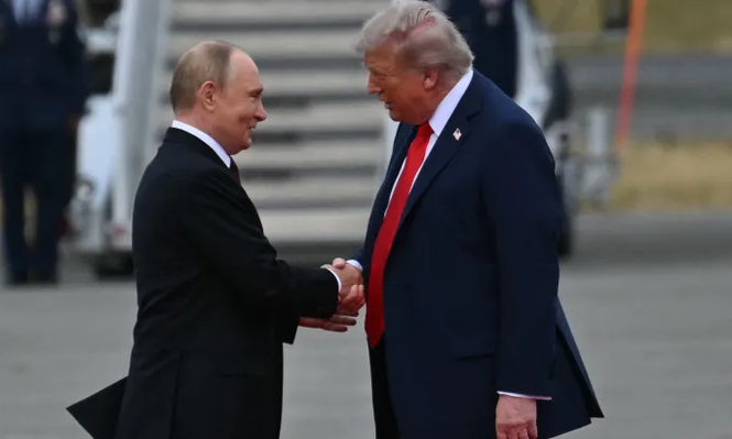 Donald Trump y Vladimir Putin en Alaska.&nbsp;