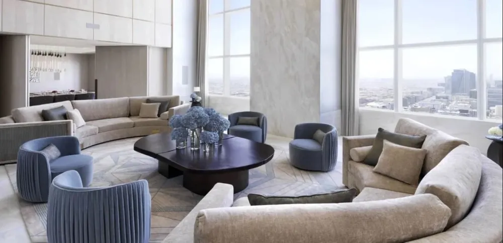 La habitación de Ronaldo en Riad