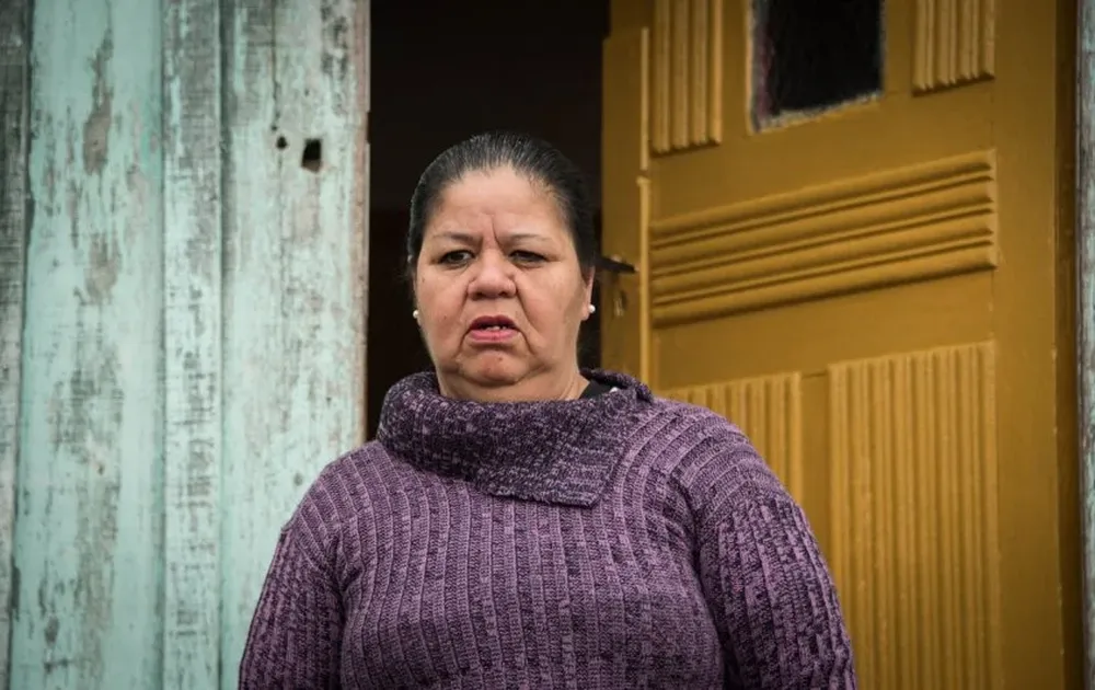 Marinela es una de las vecinas del asentamiento del Cerro del Marco.