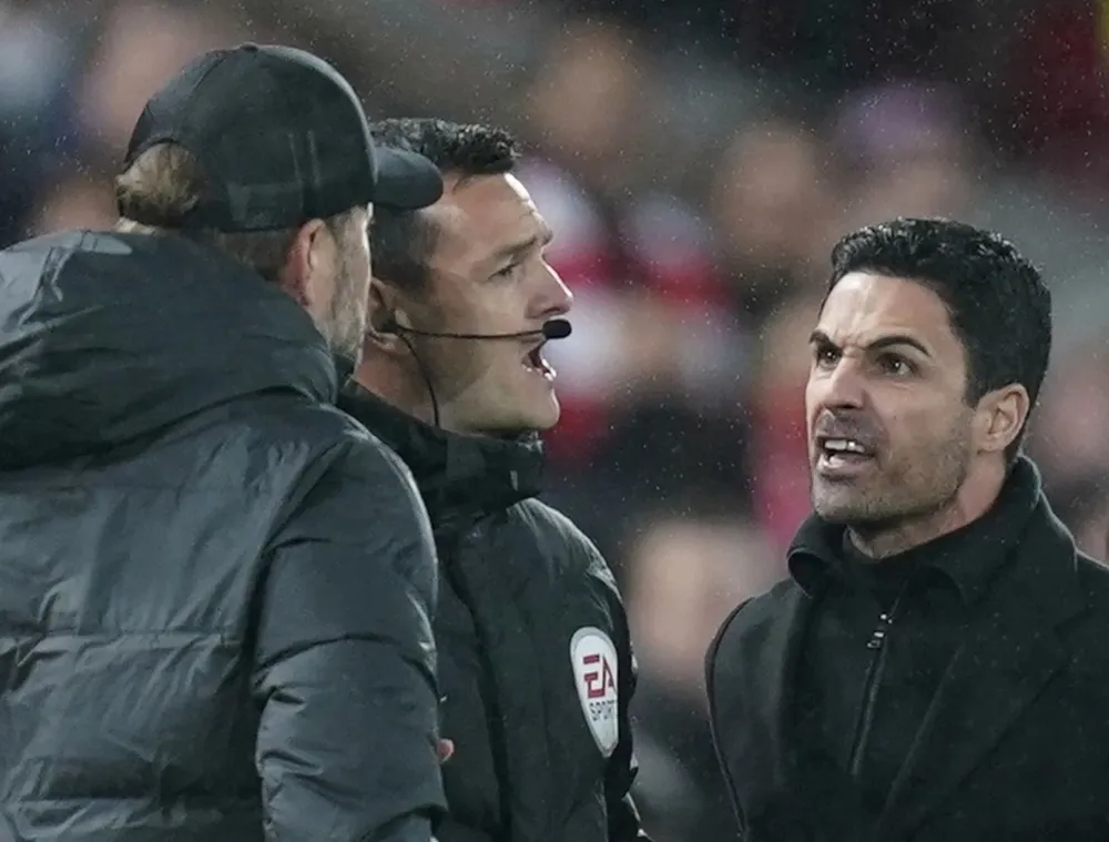 Arteta y Klopp, frente a frente