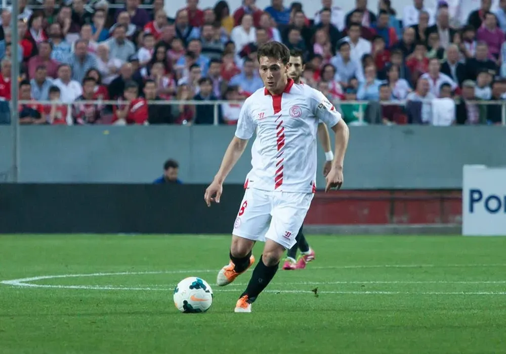 Sebastián Cristóforo con Sevilla Sebastián Cristóforo con Sevilla