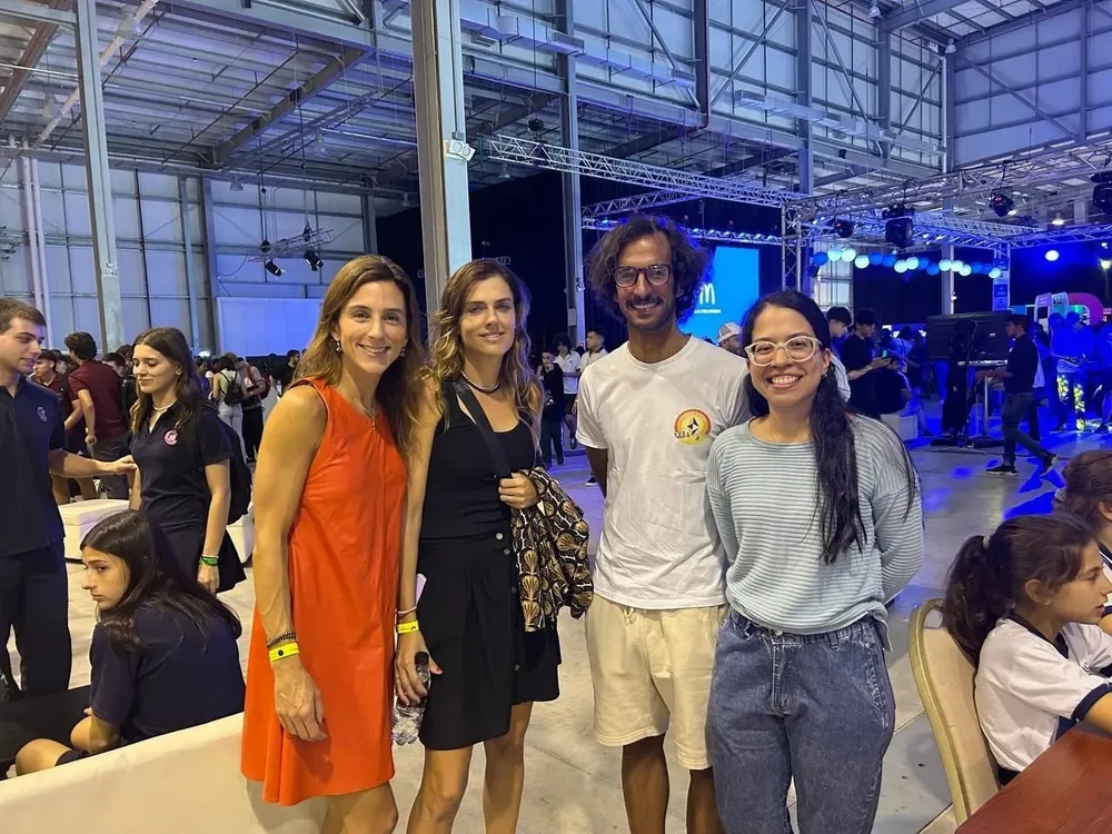 Lucía Cardellino, Albana Rodríguez Capurro, Darío Rayitas y Verónica Blanco de Ethereum Uruguay.