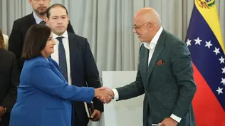 Dinorah Figuera y Jorge Rodríguez&nbsp;