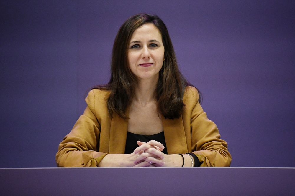 La secretaria general de Podemos, Ione Belarra.