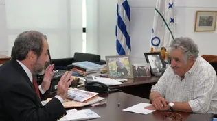 Washington Burghi y el presidente José Mujica