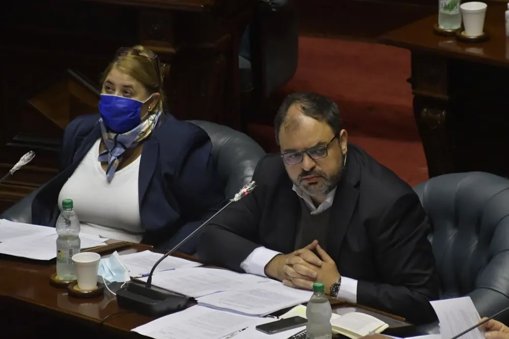 Los senadores del MPP cuestionan la pintada