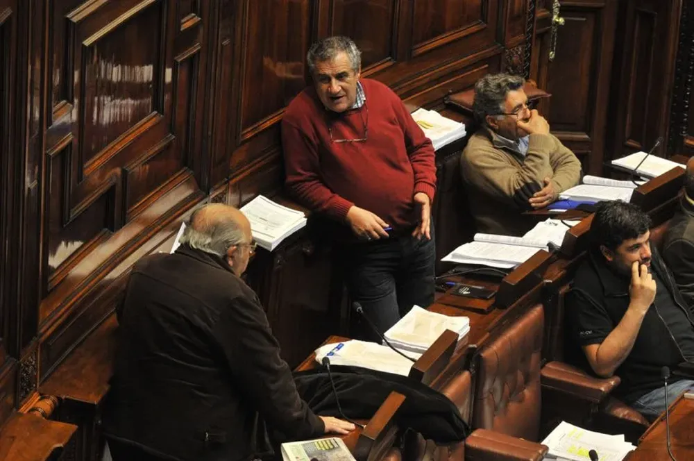 Los díscolos: Darío Pérez, Sergio Mier y Víctor Semproni