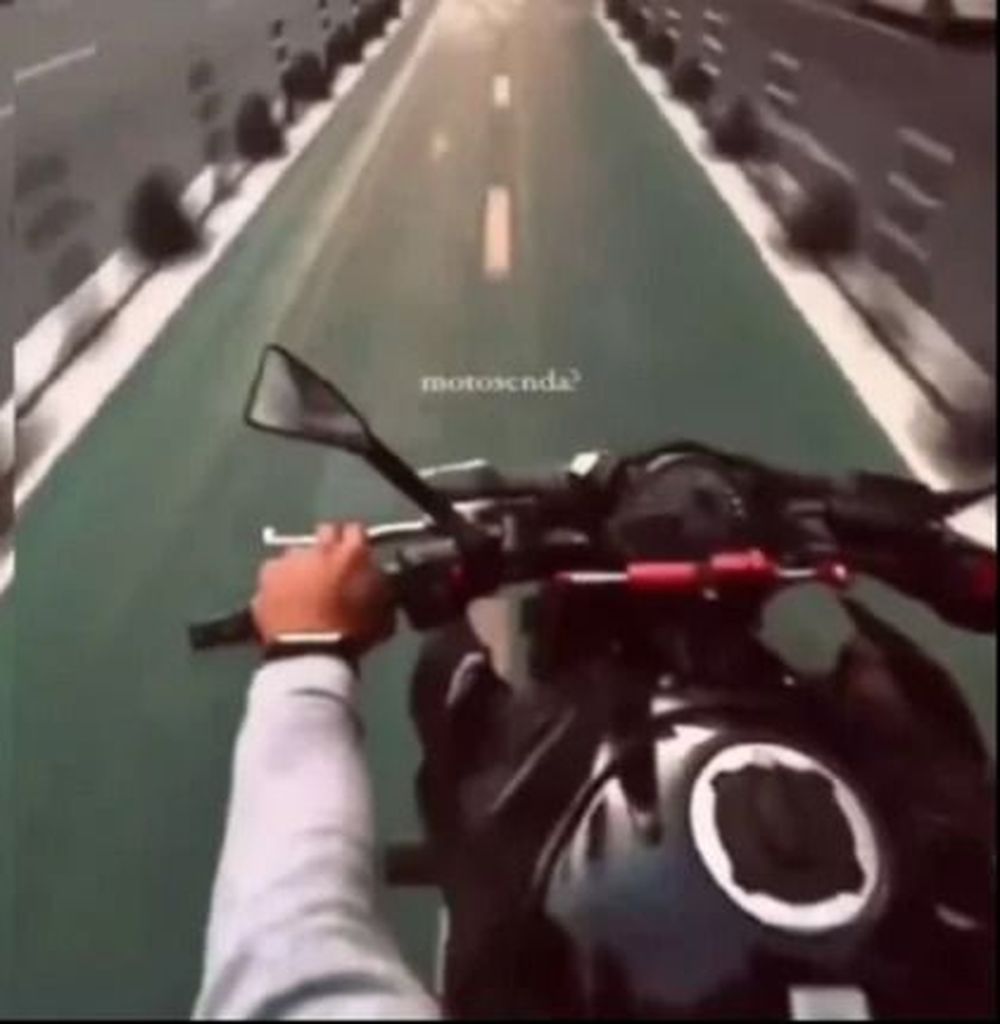 Captura del video que fue publicado por BiciConvivencia en X