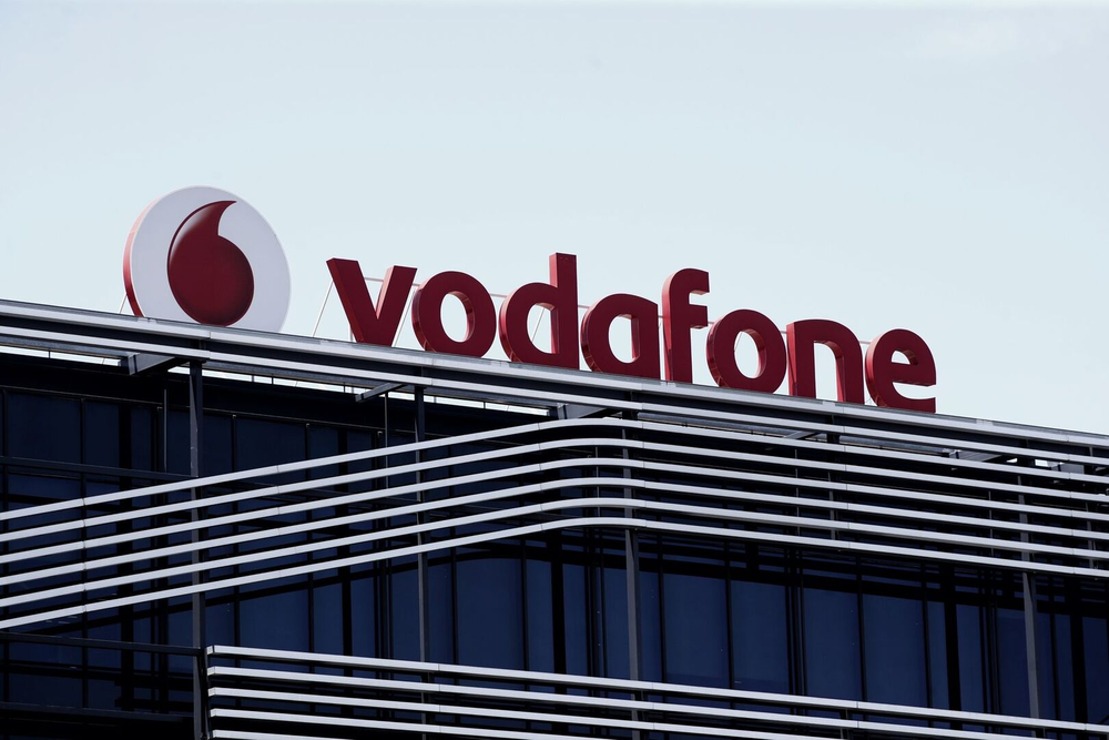 La empresa Vodafone con grandes resultados en Europa.