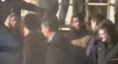 La comitiva de Javier Milei incluyó a su hermana y secretaria General de la Presidencia, Karina Milei, el jefe de Gabinete, Guillermo Francos, y los ministros Patricia Bullrich (Seguridad) y Luis Petri (Defensa).