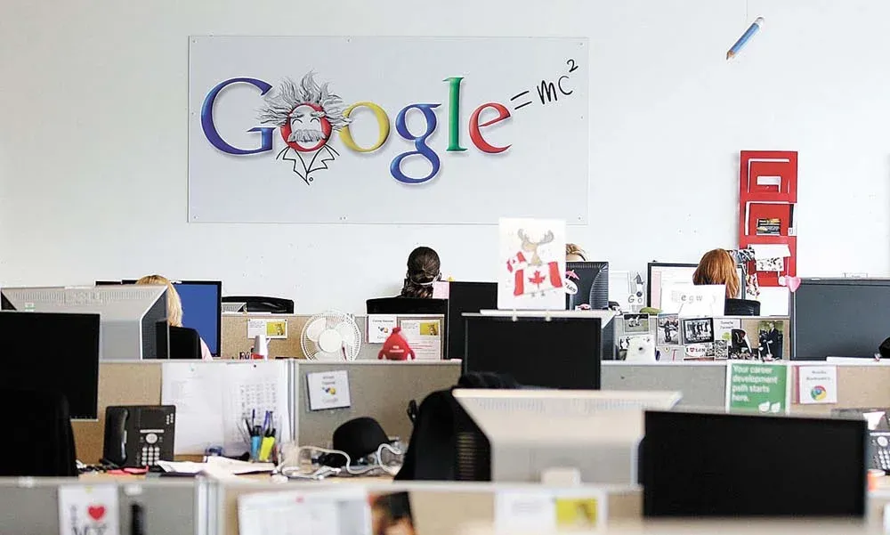 Las oficinas de Google, ya un clásico en las mejores empresas a nivel mundial.