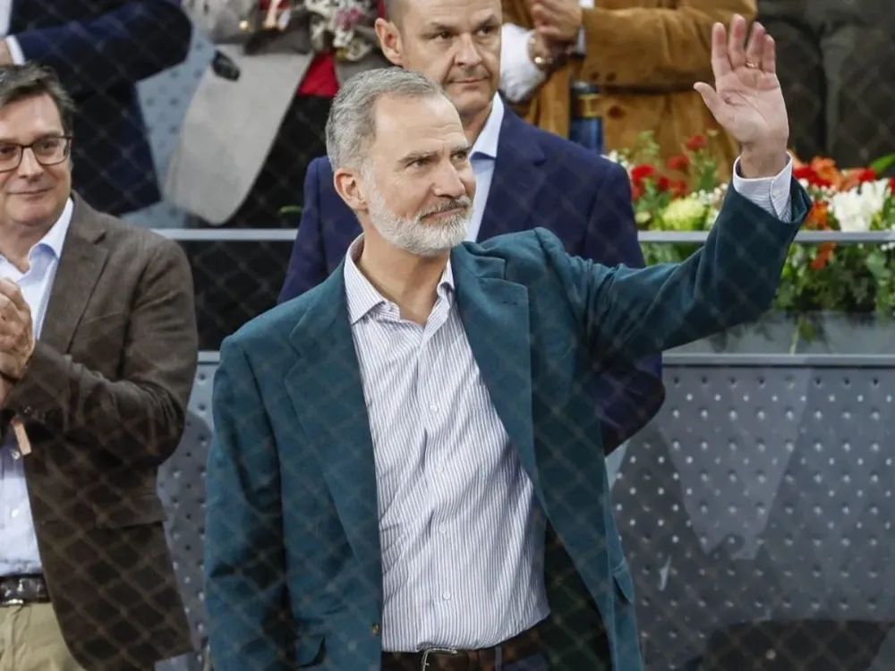 El rey acude a ver a Rafa.