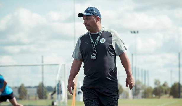 Pablo Gaglianone durante su etapa como entrenador interino de Torque