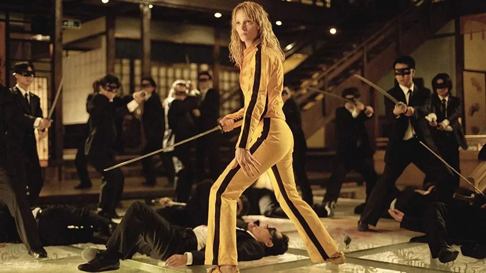 La actriz Uma Thurman sufrió un accidente de automóvil que le aplastó las rodillas en el rodaje de Kill Bill