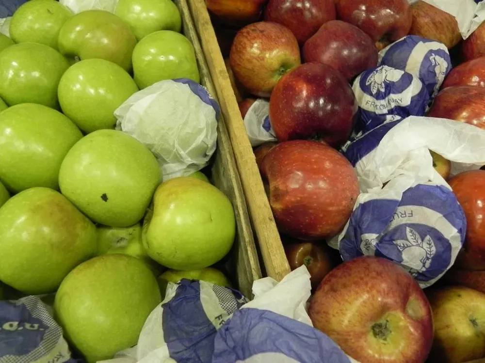 La manzana es uno de los nueve productos de la actual Canasta inteligente.