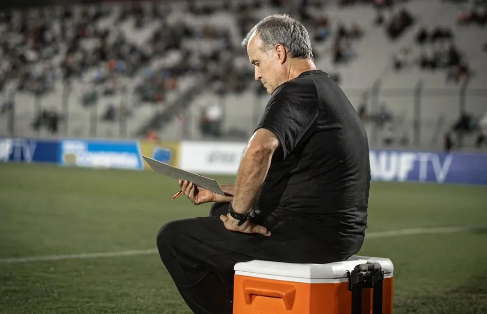 Marcelo Bielsa, entrenador de Uruguay