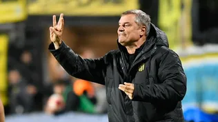 Diego Aguirre, técnico de Peñarol ante Wanderers por el Torneo Apertura