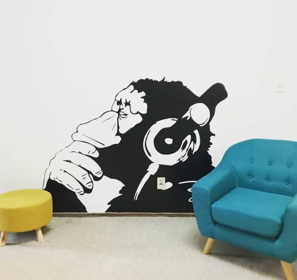 Este sticker fue colocado por Vinilo´s Design para una compañía