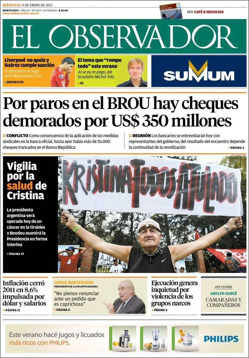 El Observador, Uruguay.