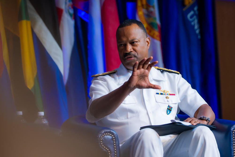 Alvin Holsey, jefe del Comando Sur de EEUU, en la Conferencia de Seguridad Hemisférica