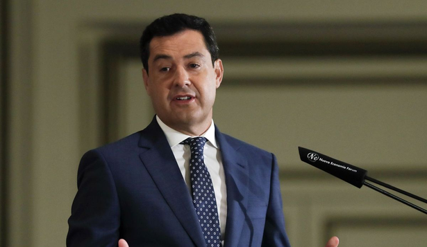 El presidente de la Junta de Andaucía, Juanma Moreno.