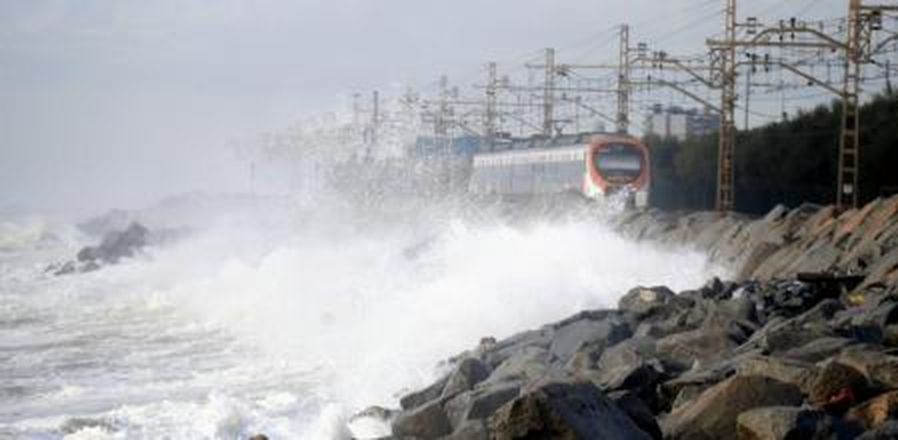 Temporal corta el transporte en Tarragona