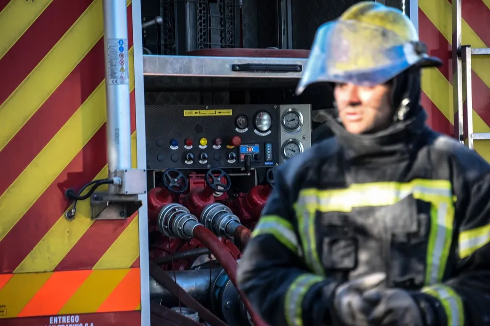 Distintas dotaciones de Bomberos concurrieron al lugar.