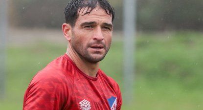 Nicolás Lodeiro en la práctica de Nacional