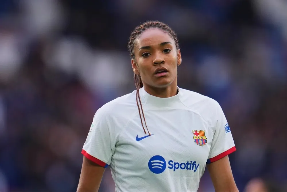 Salma en rueda de prensa.