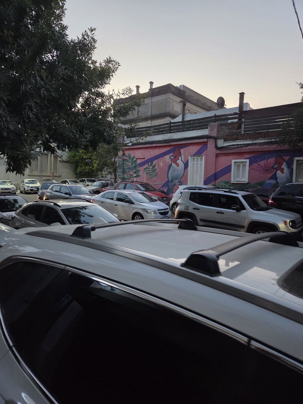 Inmediaciones del Parque Central los días que juega Nacional