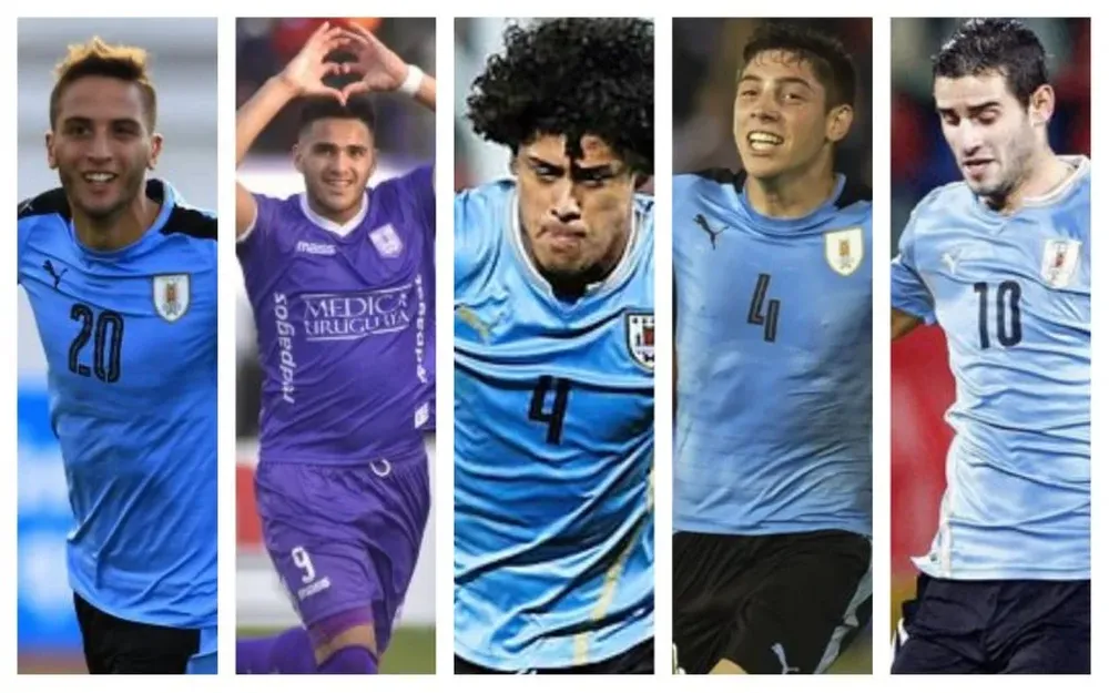 Bentancur, Maxi Gómez, Lemos, Valverde y Pereiro