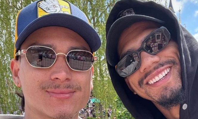 Ronald Araújo y Darwin Núñez se encontraron en Barcelona