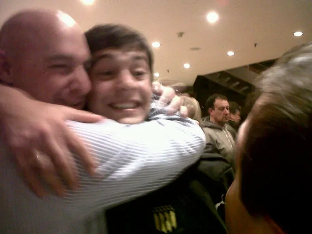 Los festejos en el hotel