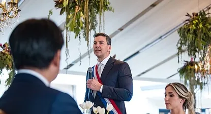 El presidente de Paraguay, Santiago Peña.