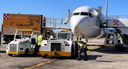 Las empresas que tienen servicio de rampa propio son, Aerolíneas Argentinas, con Aerohandling; American Airlines y Flybondi.