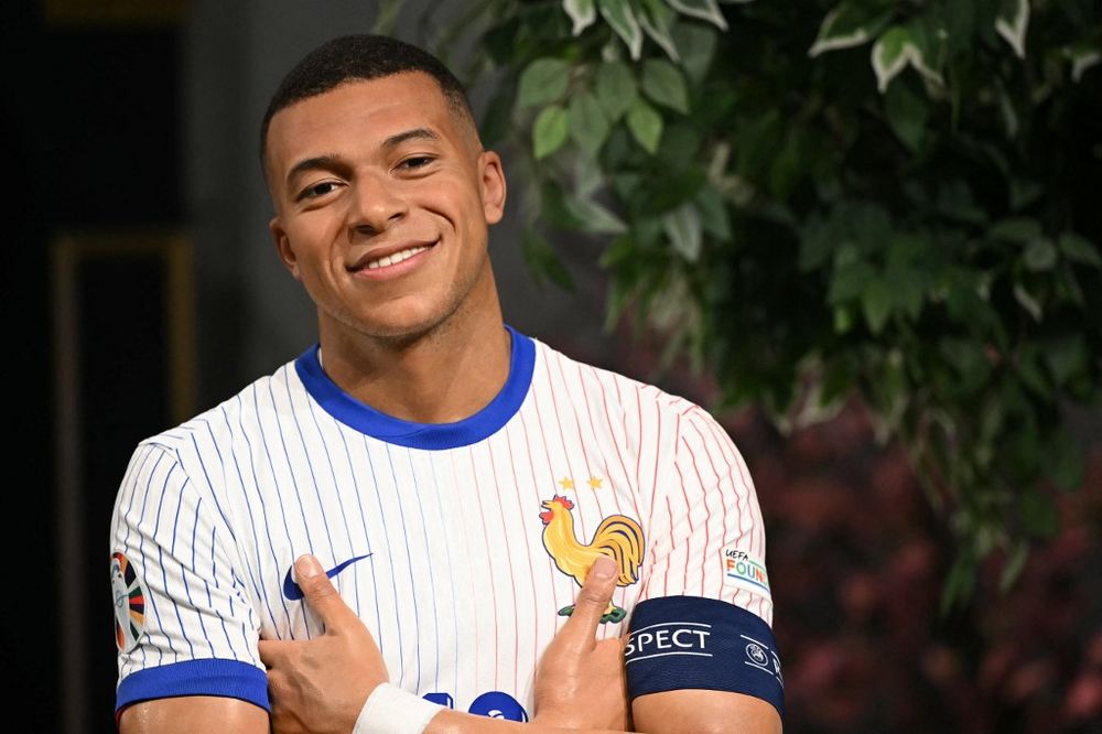 La imagen de Kylian Mbappé que se estrenó en el museo Madame Tussauds de Londres