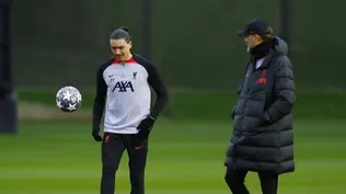 Darwin se prepara para jugar el fin de semana con Liverpool