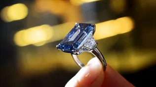 Oppenheimer Blue, un diamante que está cotizado en entre US$ 38 millones y US$ 45 millones