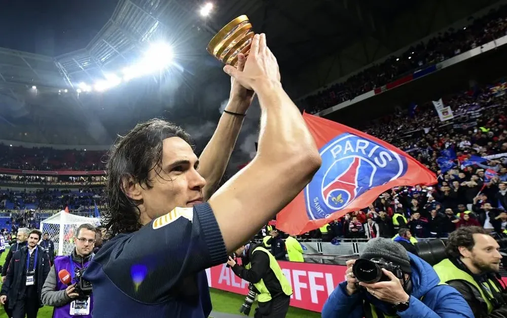 Edinson Cavani ganó un nuevo título con Paris Saint-Germain
