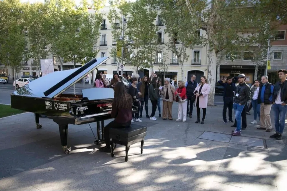Este viernes habrá pianos de cola en las calles de Madrid.