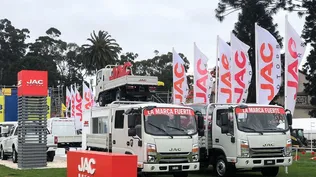 Los Camiones JAC dejaron su huella en la Feria de la Construcción