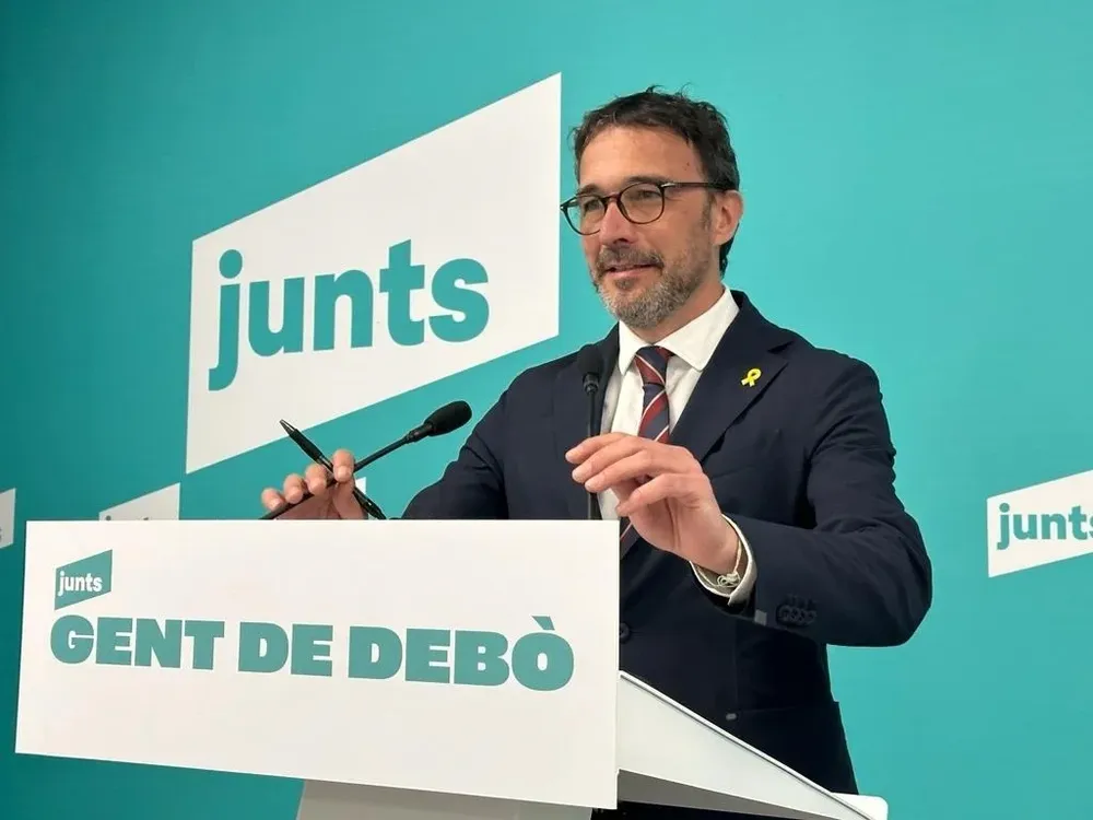 El portavoz de Junts, Josep Rius.