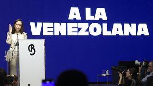 María Corina Machado, en Madrid.