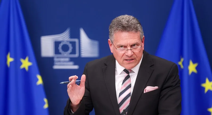 El comisario europeo de Comercio, Maros Sefcovic