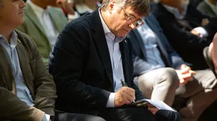 El expresidente de la Generalitat y candidato de Junts a las elecciones catalanas, Carles Puigdemont.