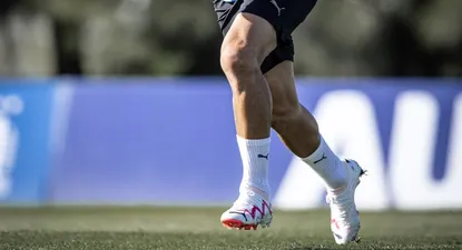 Luis Suárez en la práctica de Uruguay