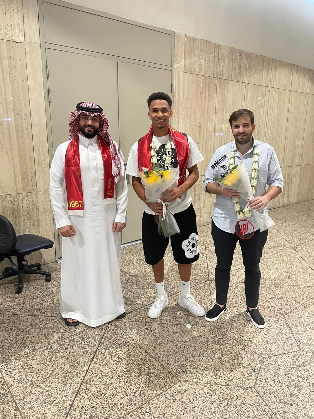 Gastón Álvarez al llegar a Arabia Saudita