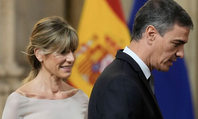 Begoña Gómez y Pedro Sánchez.